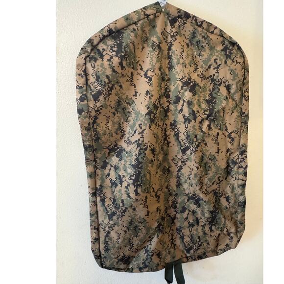 USMC US marine digital woodland camo travel field hanging garment bag waterproof - Picture 2 of 2
